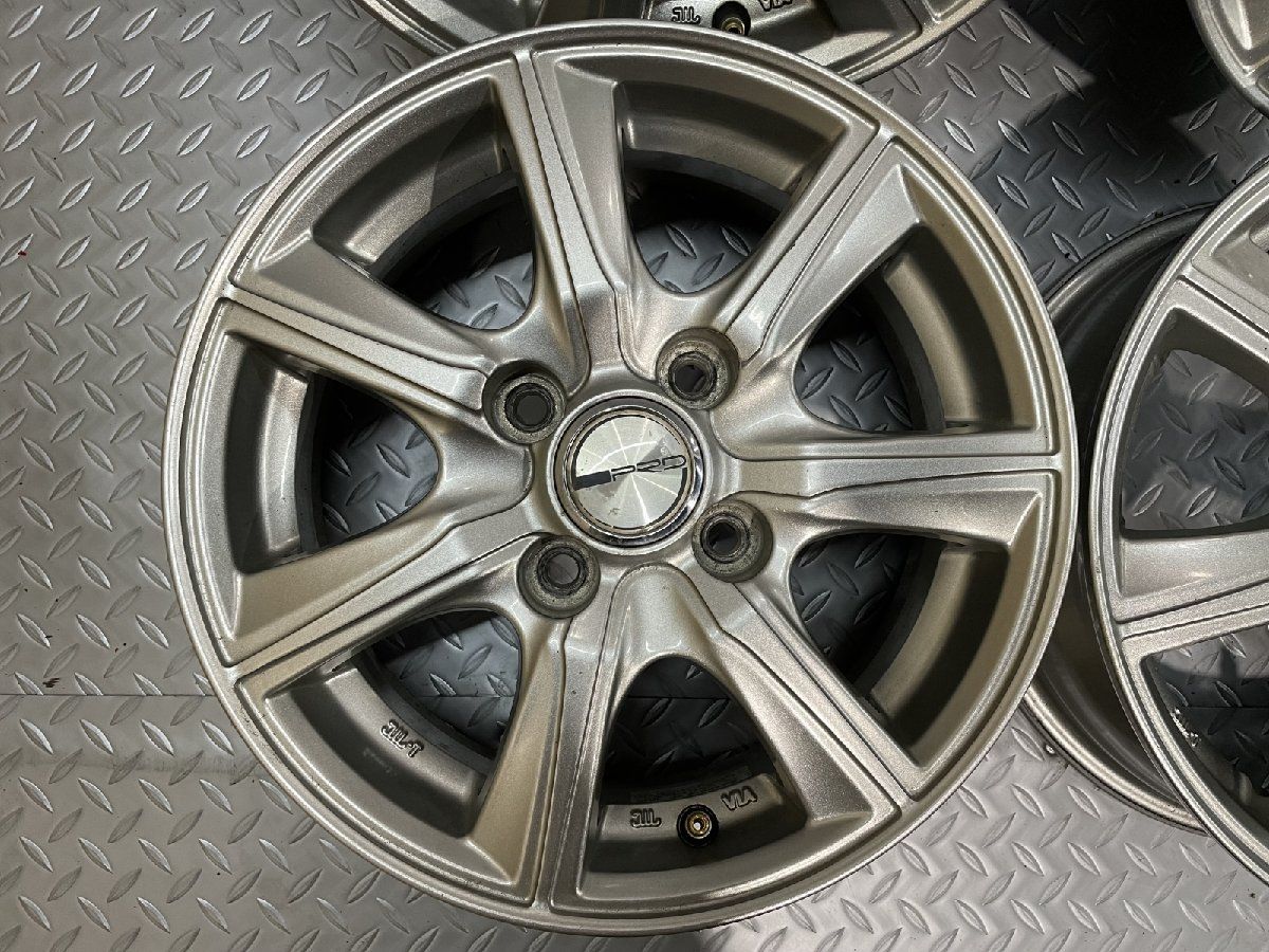 DUNLOP PRD LFM526 社外ホイール 13インチ 4本 5J4HPCD100 35 プロボックス サクシード ヴィッツ パッソ等 MHX013