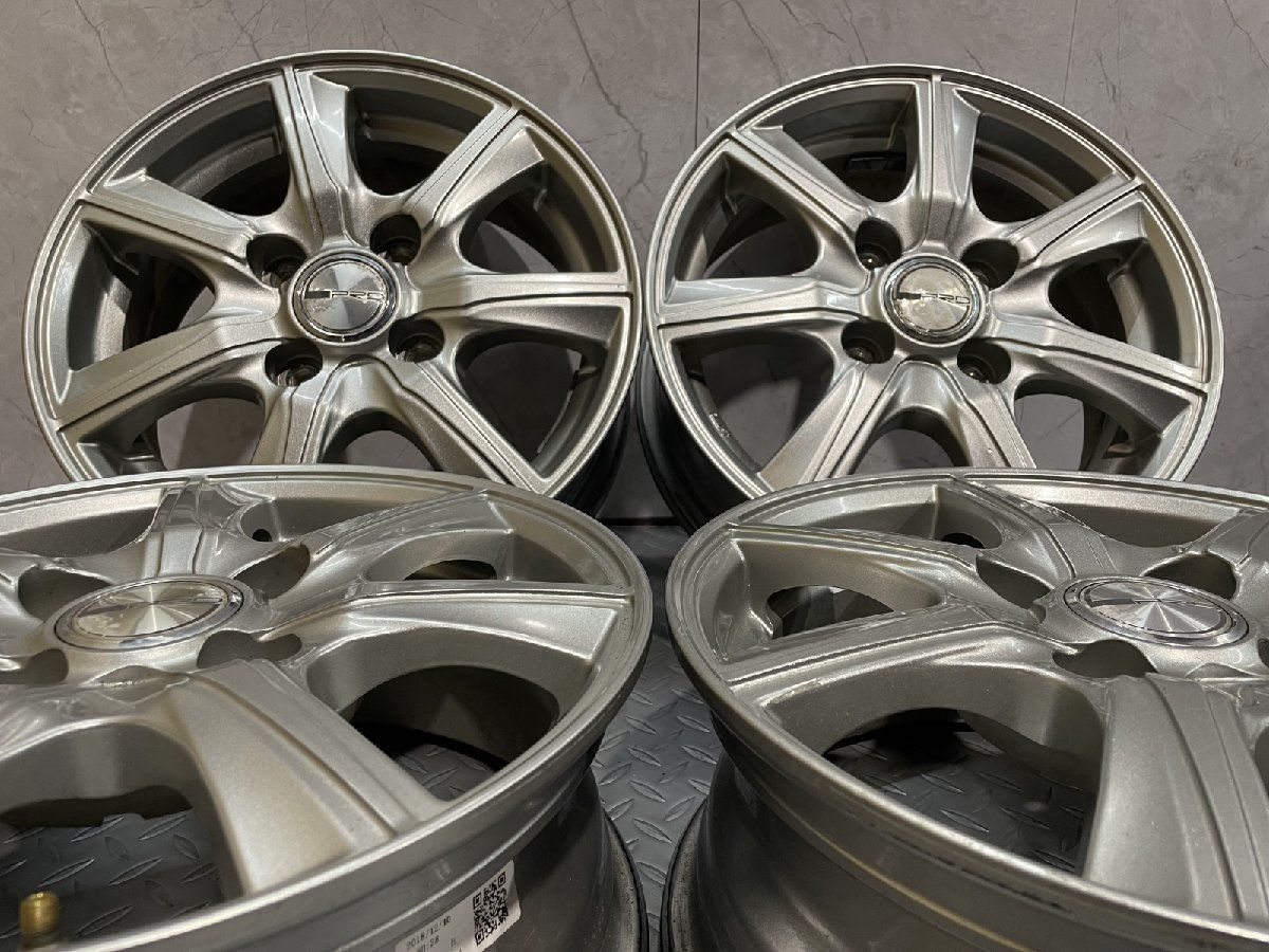 DUNLOP PRD LFM526 社外ホイール 13インチ 4本 5J4HPCD100 35 プロボックス サクシード ヴィッツ パッソ等 MHX013