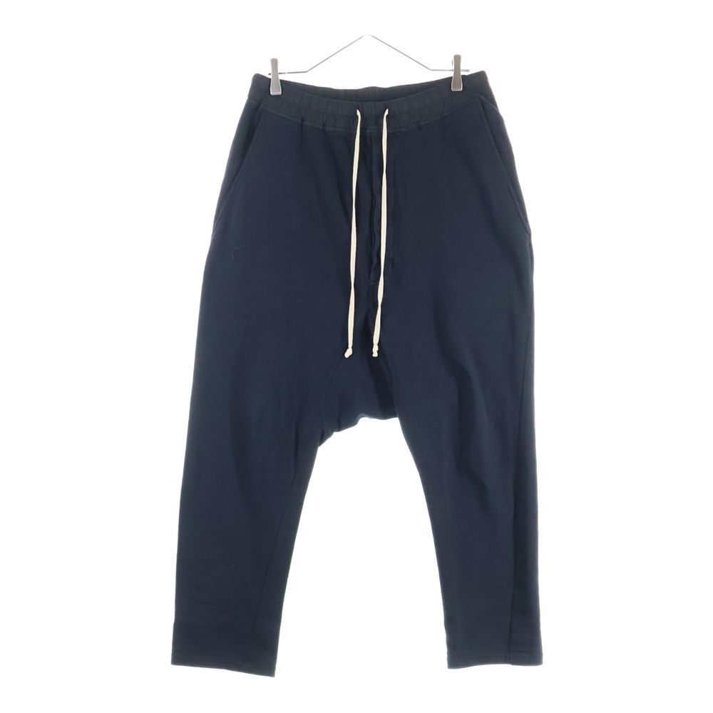 DRKSHDW ダークシャドウ 14AW Drawstring Saruel Pants ドローストリング スウェットサルエルパンツ ブラック DU14F4374-F