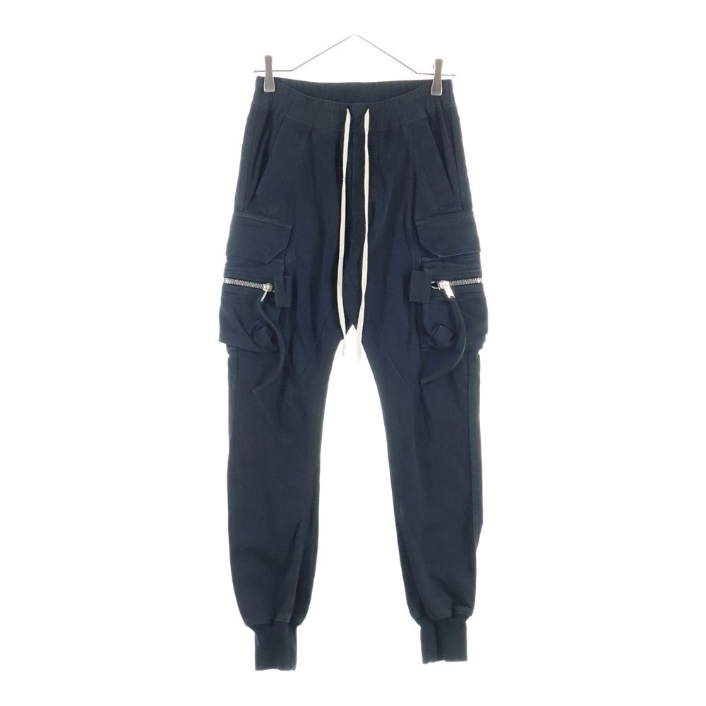 Rick Owens リックオウエンス 17AW Cargo Jog Drawstring Pants カーゴジョグ ドローストリングパンツ ブラック RU17F8390-BA