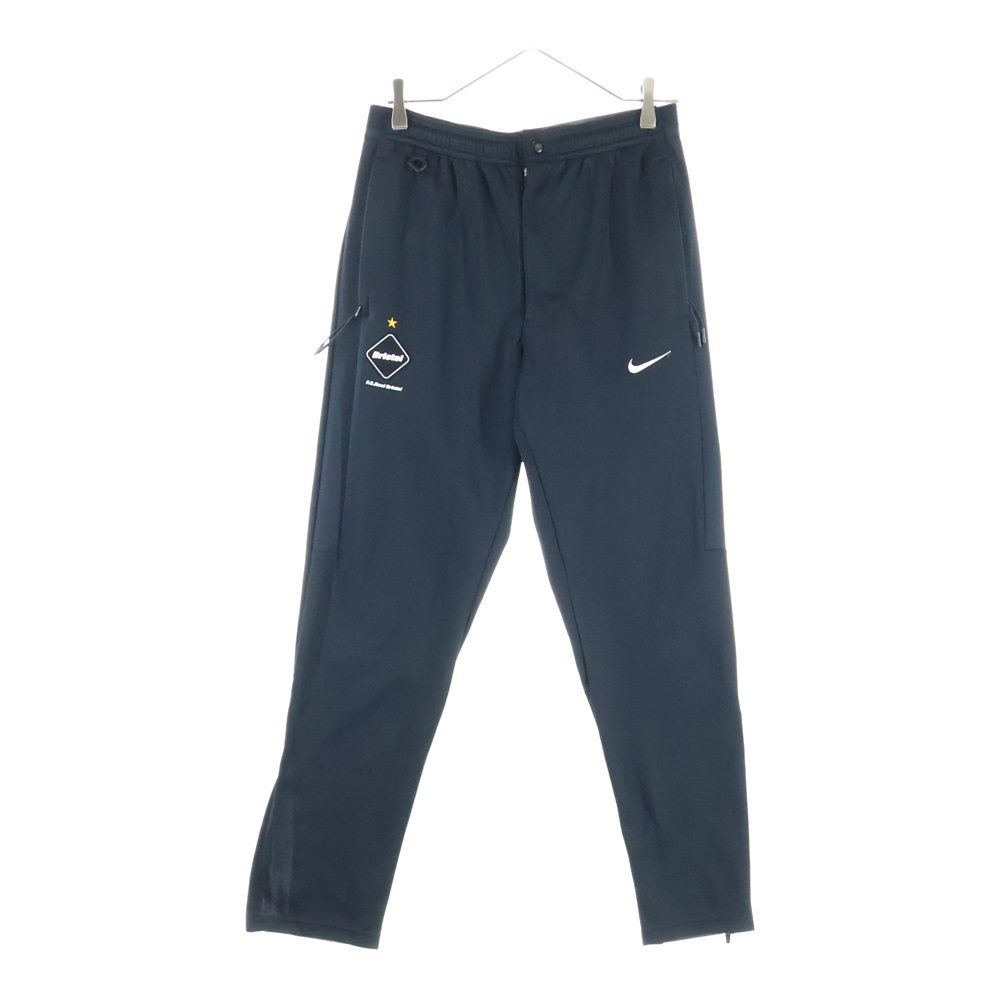 F.C.R.B.|F.C.Real Bristol|FCRB エフシーアールビー|エフシー ルブリストル 16SS ×NIKE KNIT WARM UP PANTS ナイキ フロントロゴワッペン ニットウォームアップパンツ ブラック 823119-010