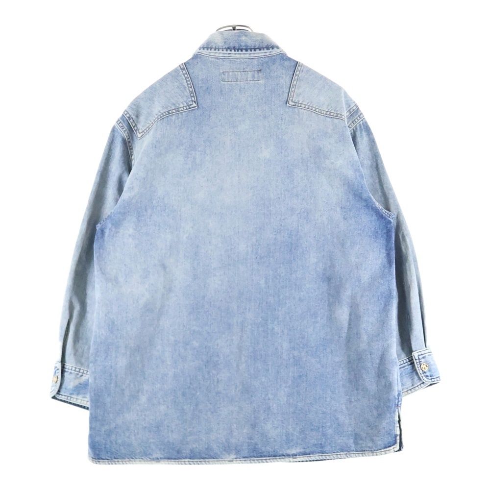 LOUIS VUITTON ルイヴィトン 22AW Oversized Denim Shirt オーバーデニムシャツ インディゴ ブルー RM222Q NT0 HNS46W WWW_SUPERTOOLSSHOP_NL