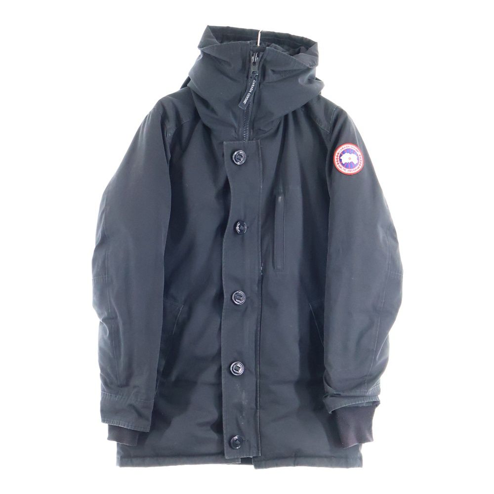 CANADA GOOSE カナダグース JASPER PARKA ジャスパー パーカー ファーフーデッド ジップアップ ダウンジャケット ブラック 3438JM