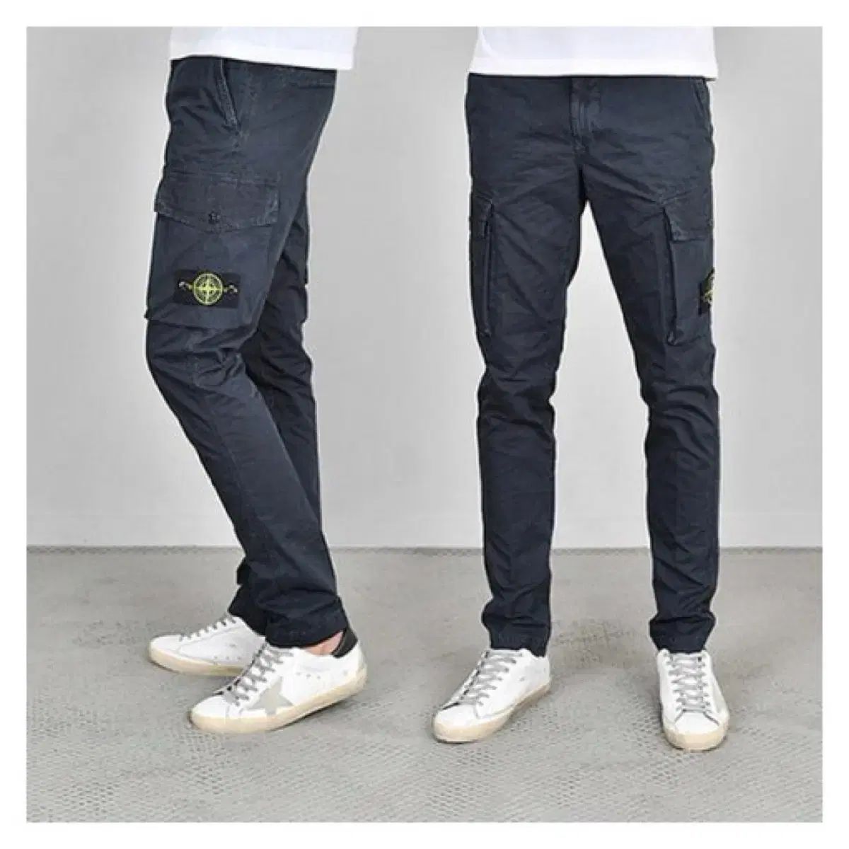 18シーズン STONE ISLAND ストーンアイランド ネイビー カーゴ パンツ