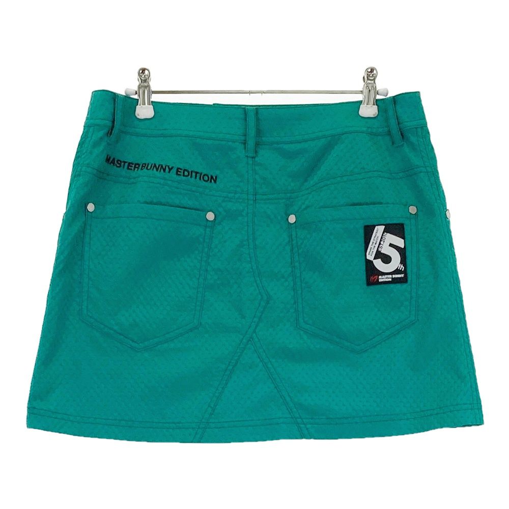サイズ 2 MASTER BUNNY EDITION マスターバニーエディション モデル 15周年 原英莉花コラボ スカート グリーン系 240101474213 ゴルフウェア レディース ストスト