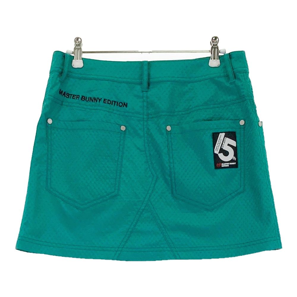 サイズ 1 MASTER BUNNY EDITION マスターバニーエディション モデル 15周年 原英莉花コラボ ストレッチスカート グリーン系 240101477431 ゴルフウェア レディース ストスト