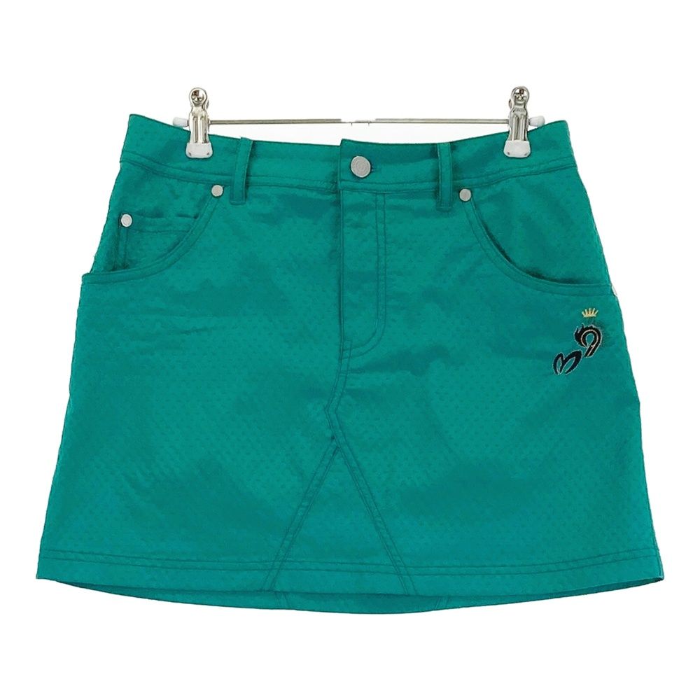 サイズ 1 MASTER BUNNY EDITION マスターバニーエディション モデル 15周年 原英莉花コラボ ストレッチスカート グリーン系 240101477431 ゴルフウェア レディース ストスト