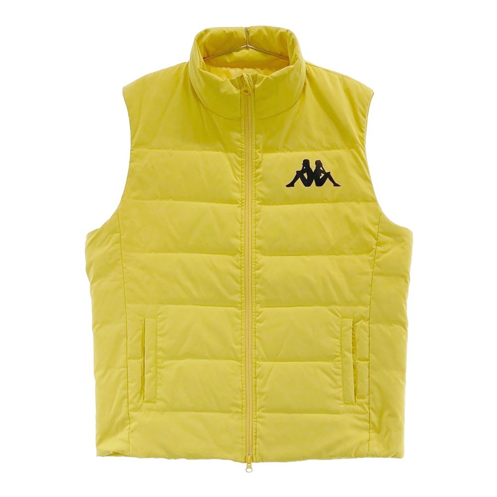 サイズ：XL KAPPA GOLF カッパゴルフ ダウン ジップベスト イエロー系