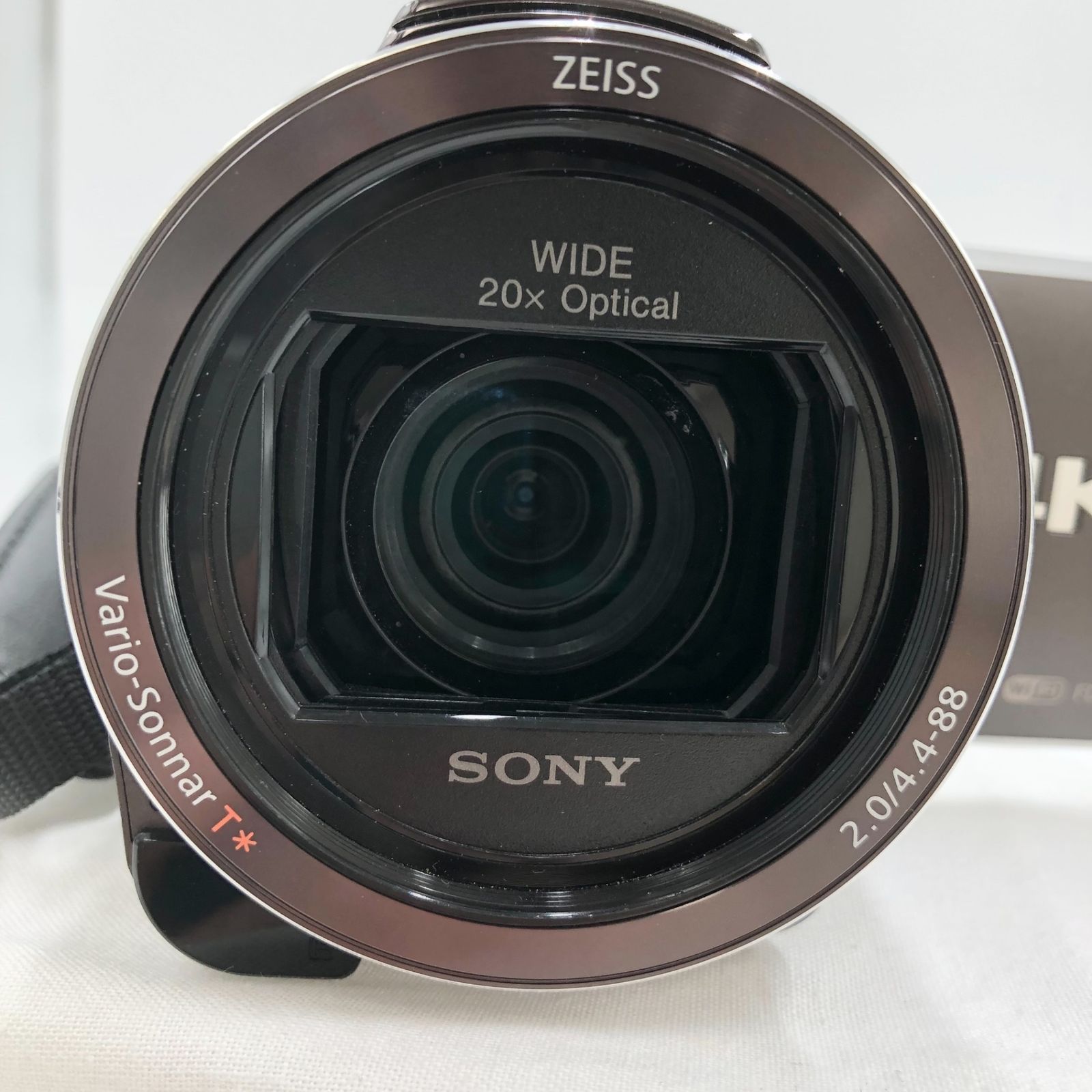 SONY ビデオカメラ FDR AX 40 4 K 64 GB 光学20倍 ブロンズブラウン Handycam TIC