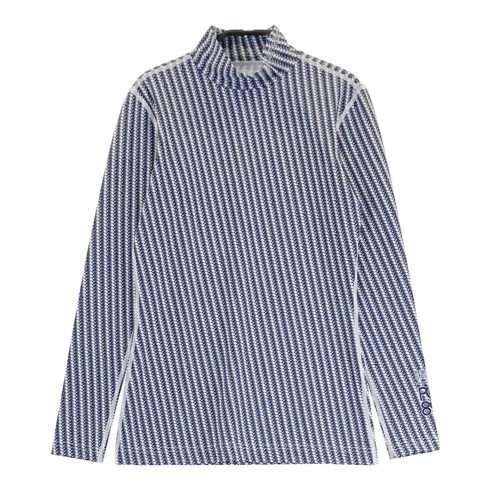 サイズ 0 PEARLY GATES パーリーゲイツ 2025年モデル ハイネック 長袖Tシャツ 総柄 ブラック系 240101544753 ゴルフウェア レディース ストスト