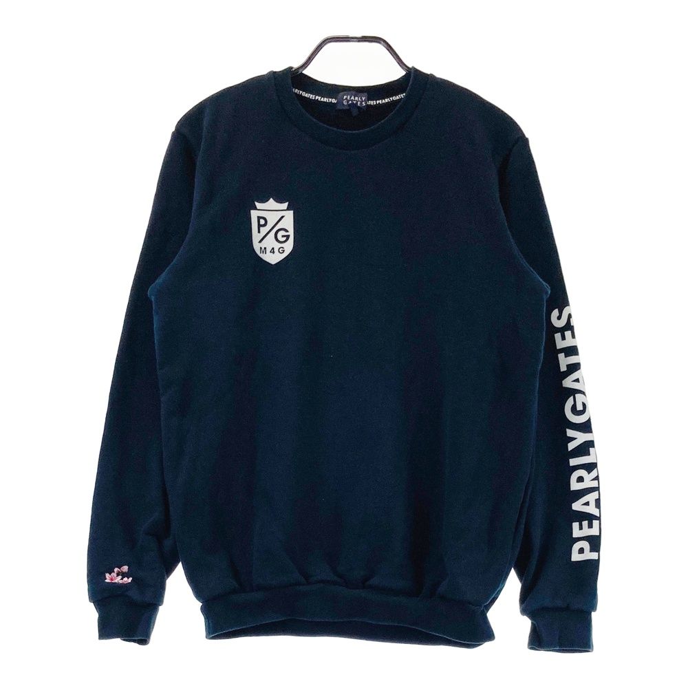 PEARLY GATES トレーナー　ネイビー サイズ：6 PEARLY GATES パーリーゲイツ スウェットトレーナー