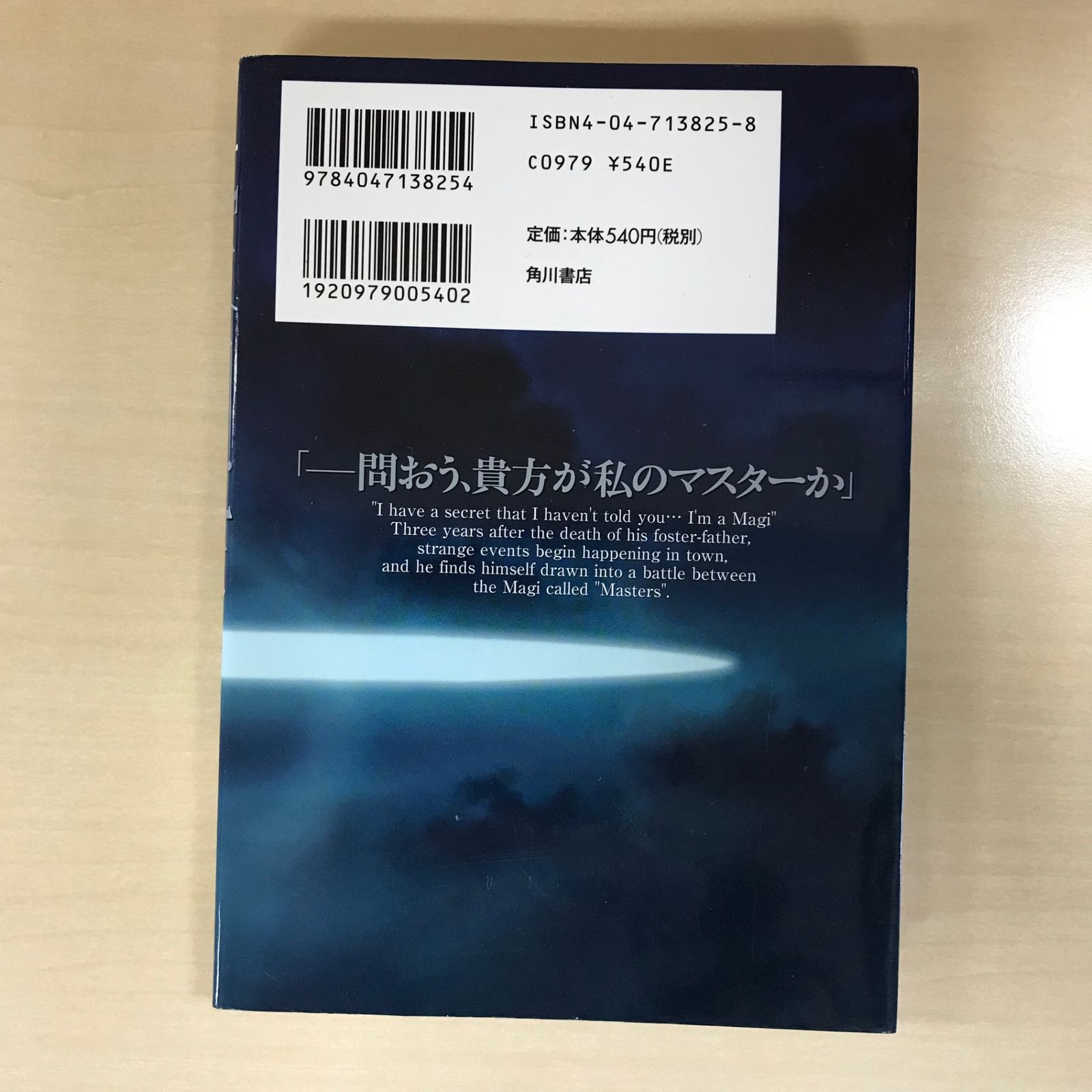 Fate/stay night（フェイト/ステイナイト）1巻/【作者】西脇だっと/GF