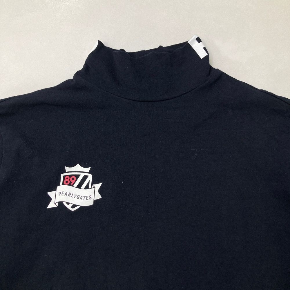 サイズ 2 PEARLY GATES パーリーゲイツ モデル ハイネック 長袖Tシャツ ネイビー系 240101545177 ゴルフウェア レディース ストスト LLC-HASEGAWATOSO_COM
