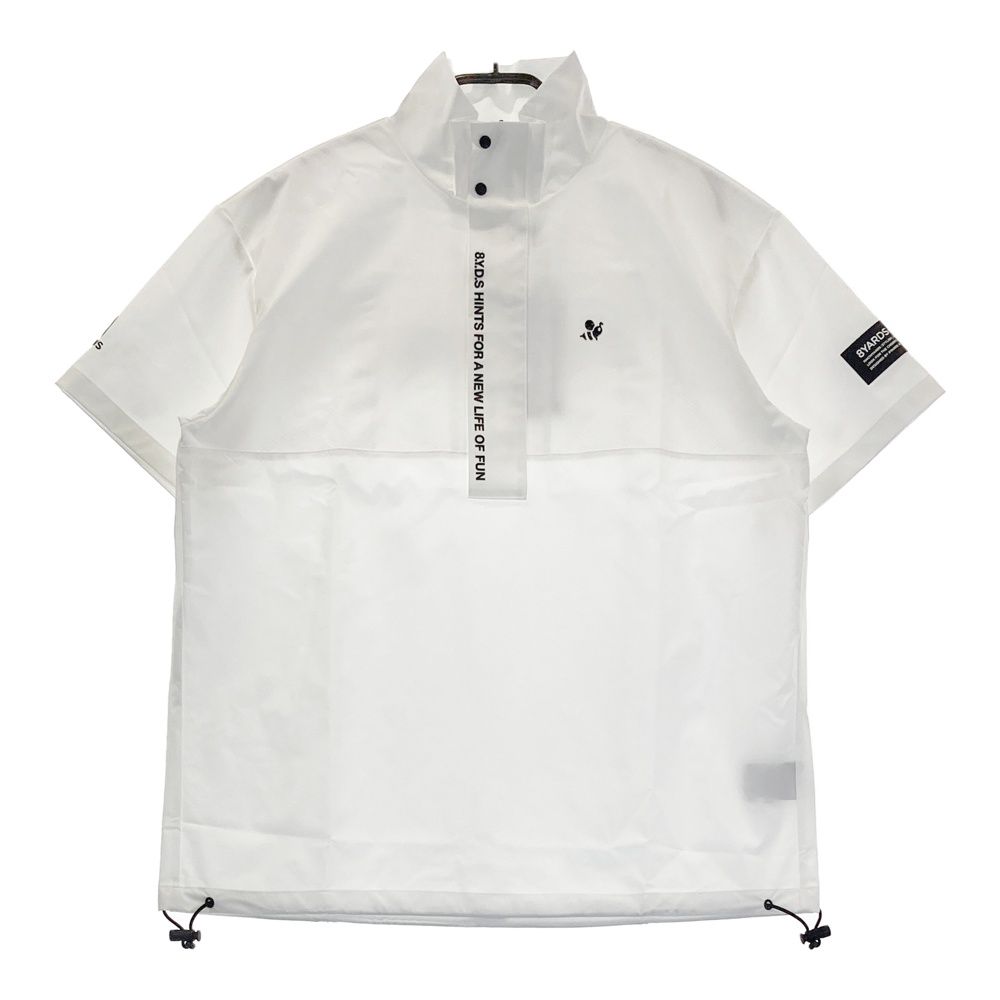 サイズ M 8YARDS ハチヤーズ 8YDS-85111 半袖 ハーフジップ ブルゾン ホワイト系 240101547609 ゴルフウェア メンズ ストスト