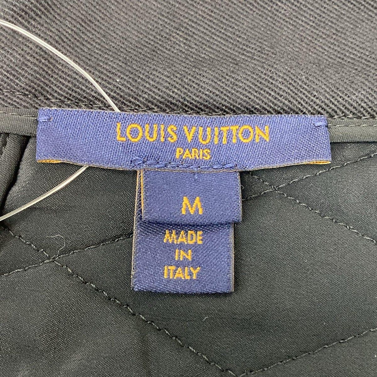 増税でも値上げ一切なし！ LOUIS VUITTON ルイヴィトン ミニスカート サイズM レディース モノグラム キルティング スカート FISK15FED 黒×白 コットン