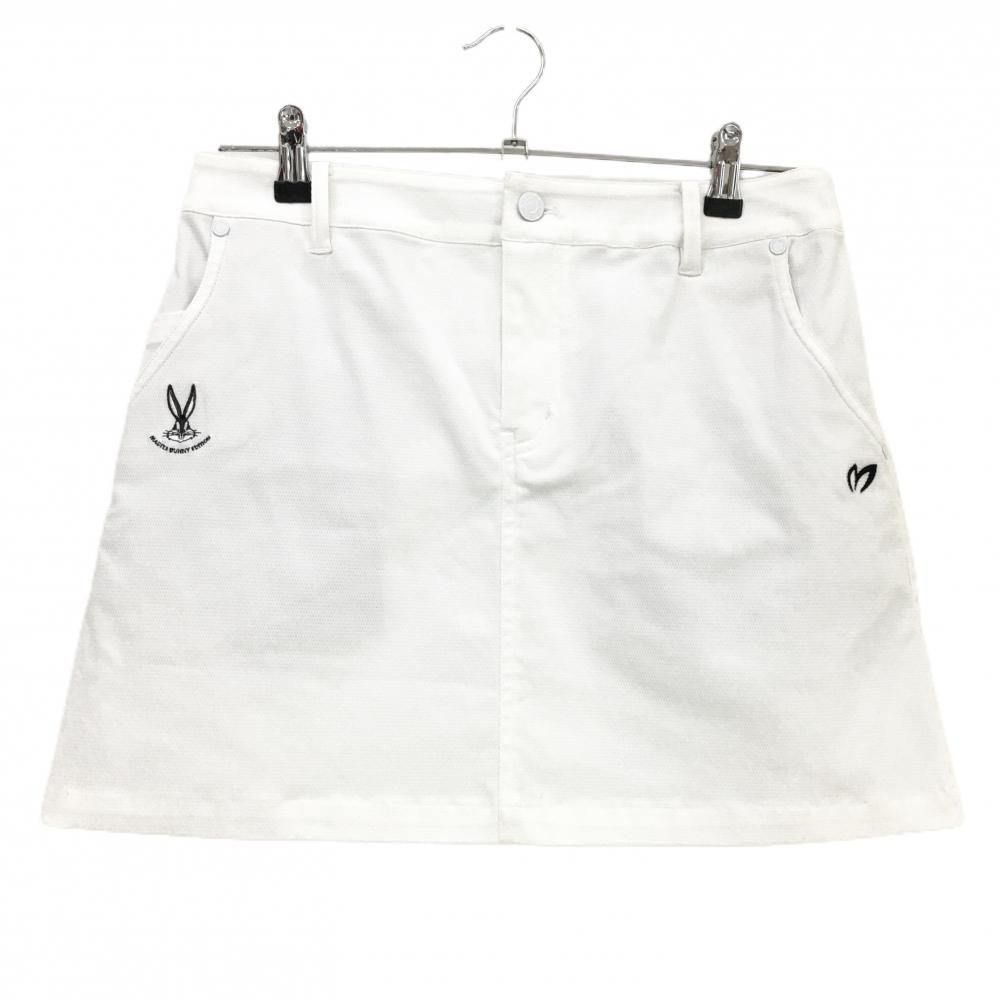 マスターバニー×LOONEYTUNES ストレッチスカート 白 レディース 2 L ゴルフウェア 2025年モデル MASTER BUNNY EDITION