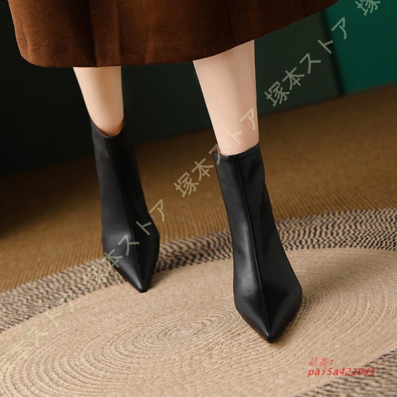 レザー ハイヒール