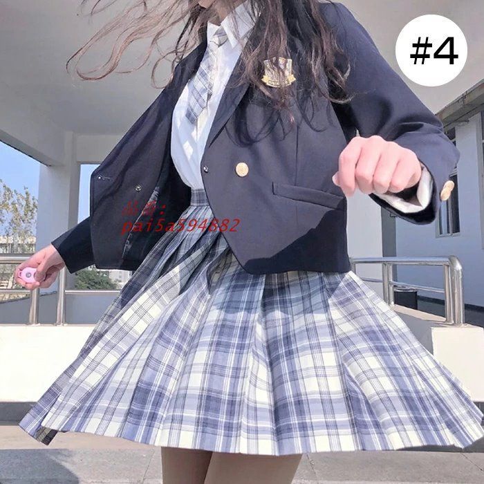  卒業式 スーツ 女の子 大きいサイズ 子供服 小学生 フォーマルスーツ 中学生 チェック柄 プリーツスカート スクールブレザー 卒業式服 高校生 4点セット pai 5 a 594882 スーツ ブレザー フォーマル ドレス スーツ