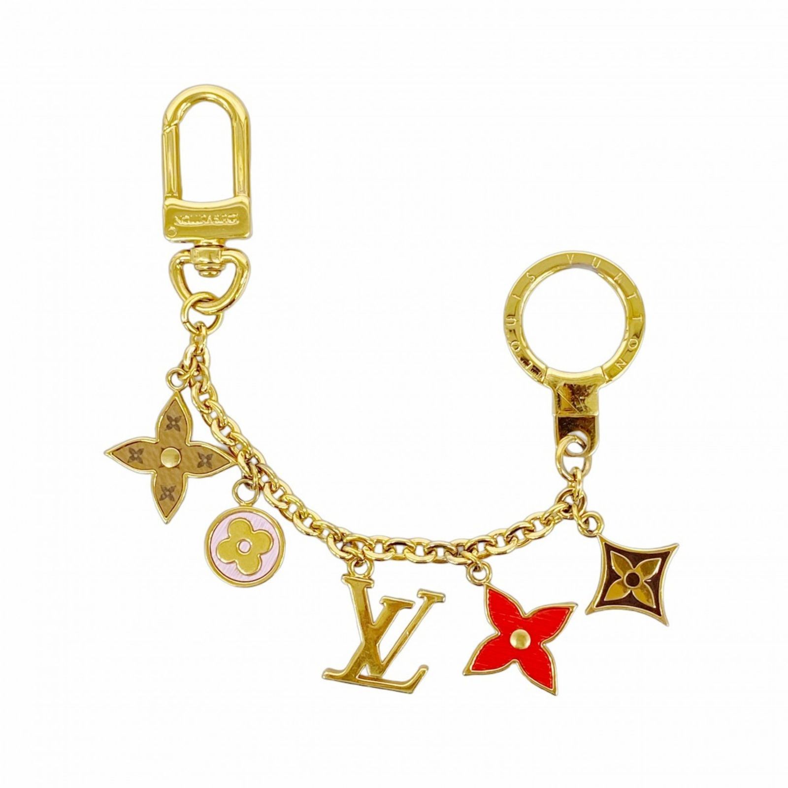 ルイ ヴィトン Louis Vuitton ルイ ヴィトン キーホルダー チェーンスプリングストリート M00540 ゴールド マルチカラーレディース