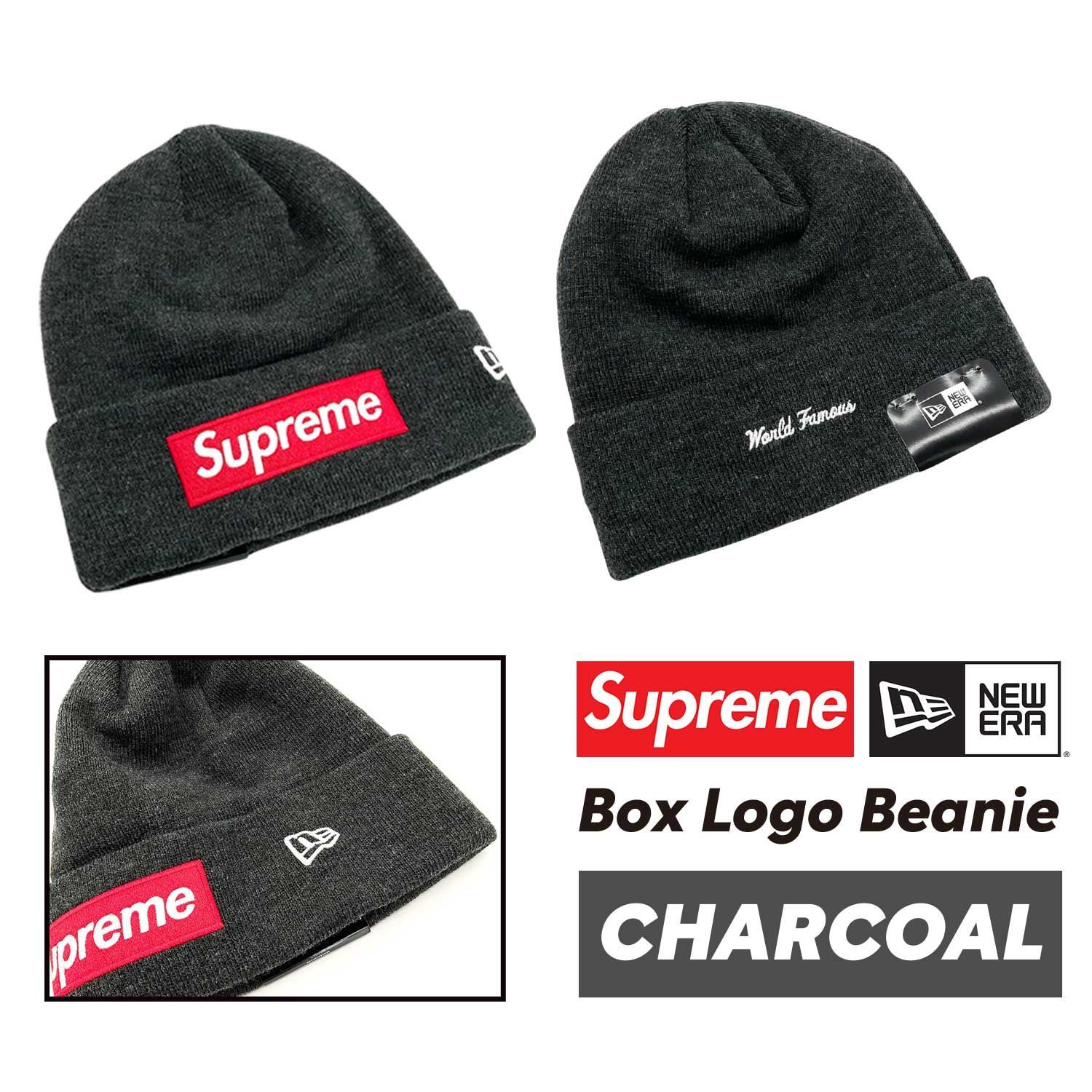 Supreme シュプリーム ニット帽 ビーニー Boxロゴ Sロゴ NEW ERA