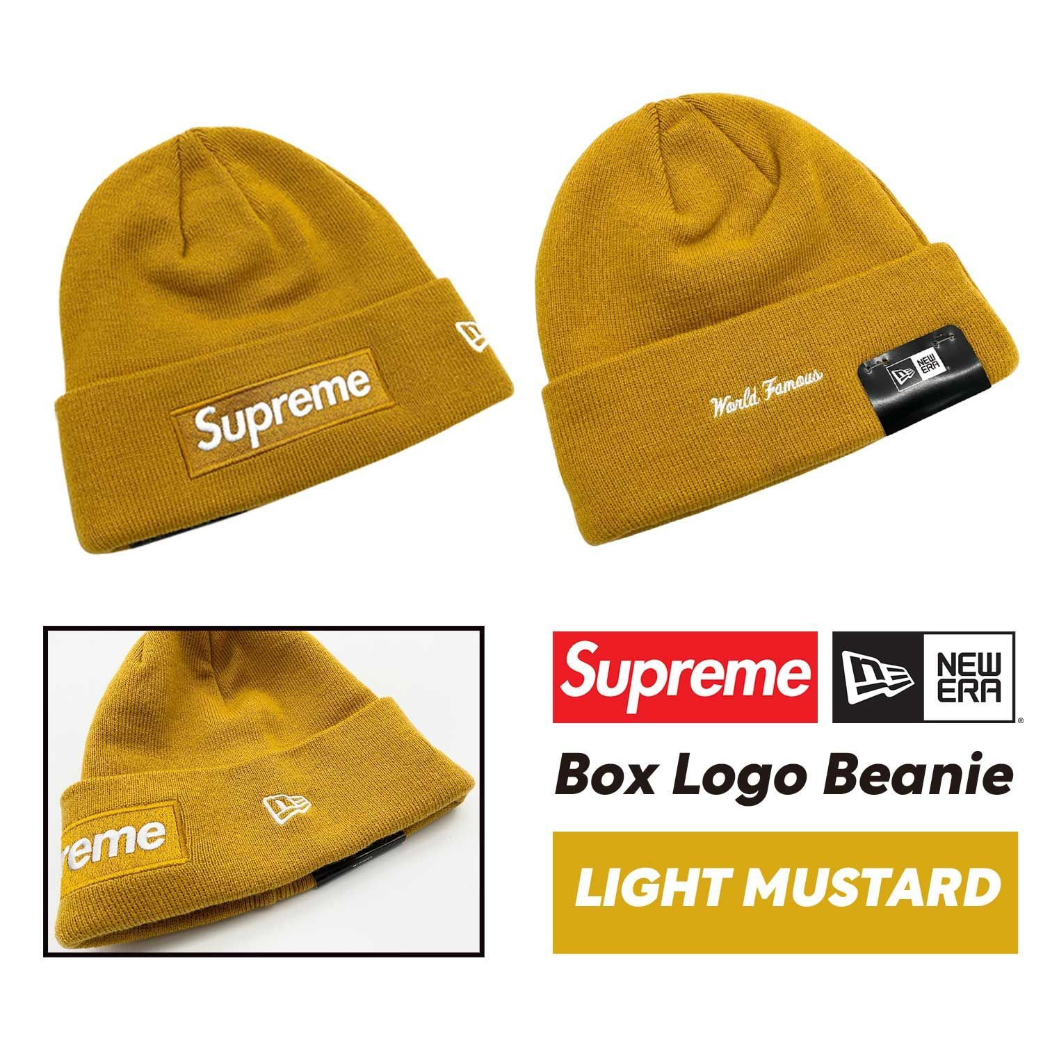 Supreme シュプリーム ニット帽 ビーニー Boxロゴ Sロゴ NEW ERA