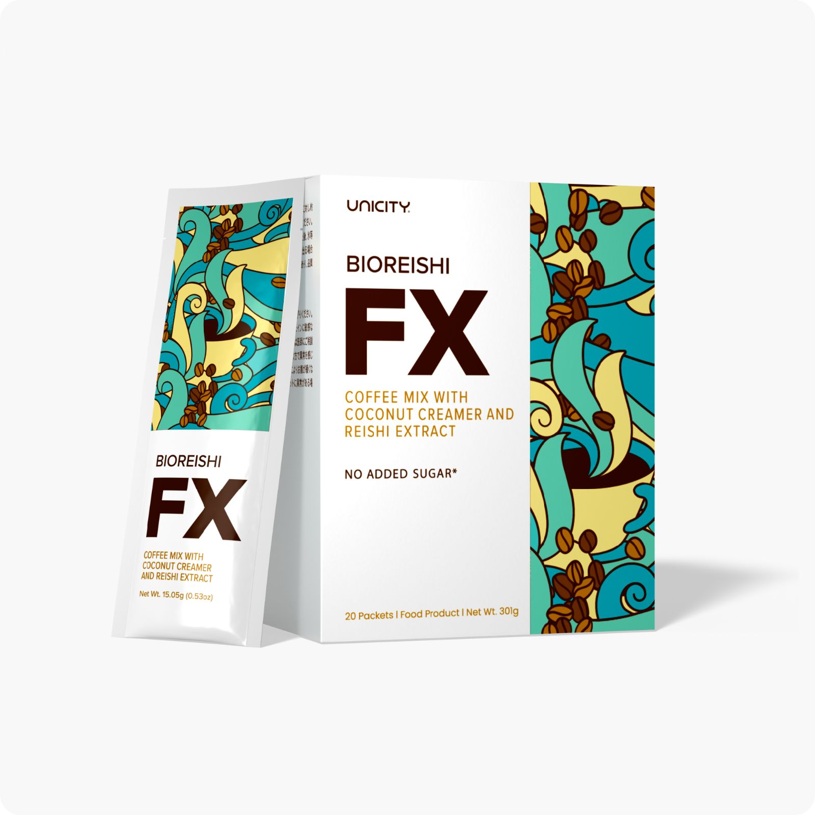 2箱セットバイオレイシ コーヒー FX 20パケットユニシティ