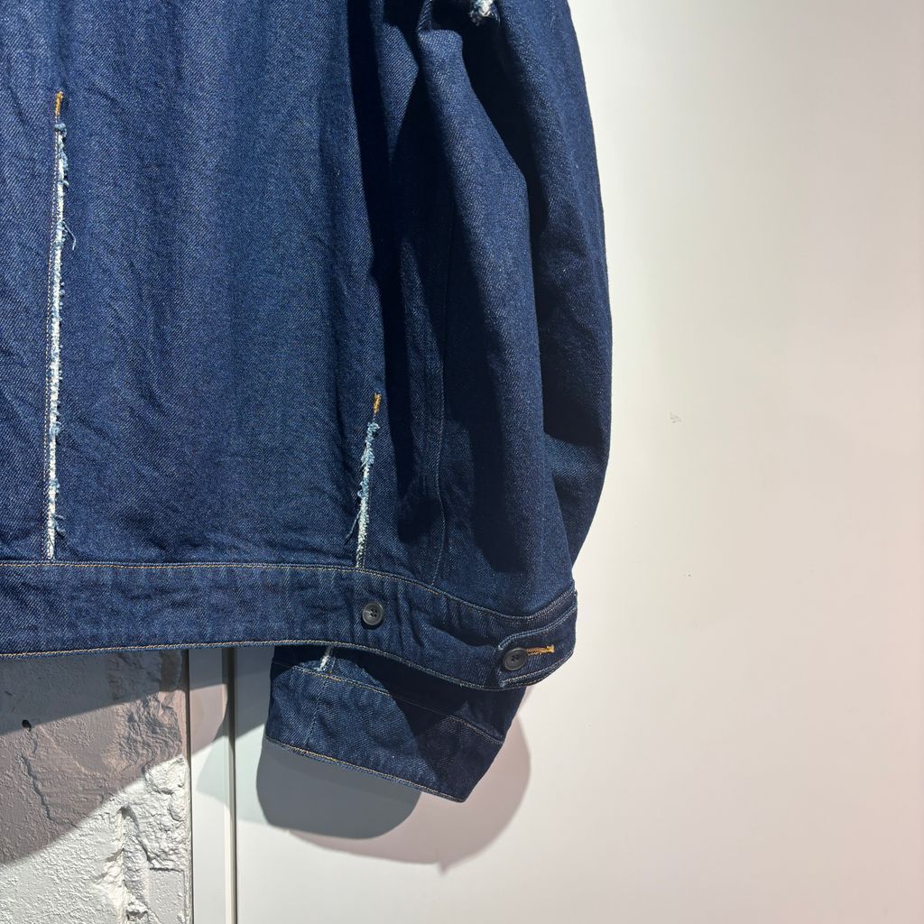 my beautiful landlet マイビューティフルランドレット 22SS 12oz DENIM ZIP JACKET デニムジャケット ブルー size 1 表参道A10 MERCADOAVALIA_COM_BR