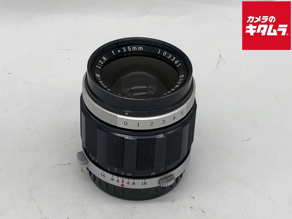 並品 オリンパス ペン用 G.ZUIKO AUTO-W 25mm F2.8 TTLナンバー付