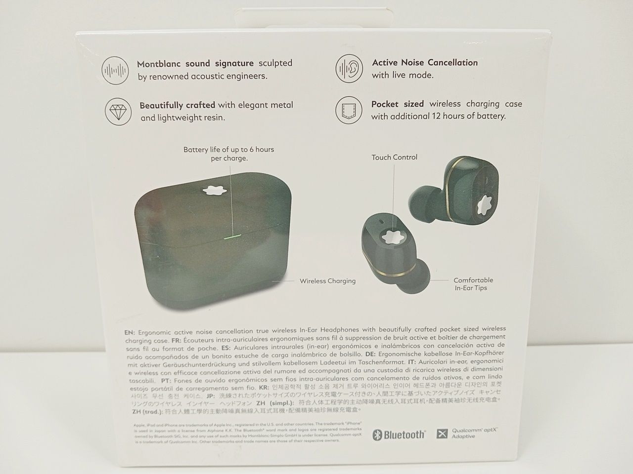 MONTBLANC モンブラン In-Ear Headphones MTB 03 ワイヤレスイヤホン SKA-305