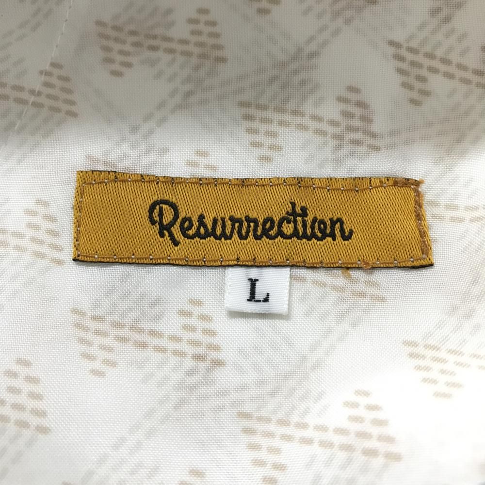 超美品】レザレクション スカート 白×グレー系 後面総柄 裏地付