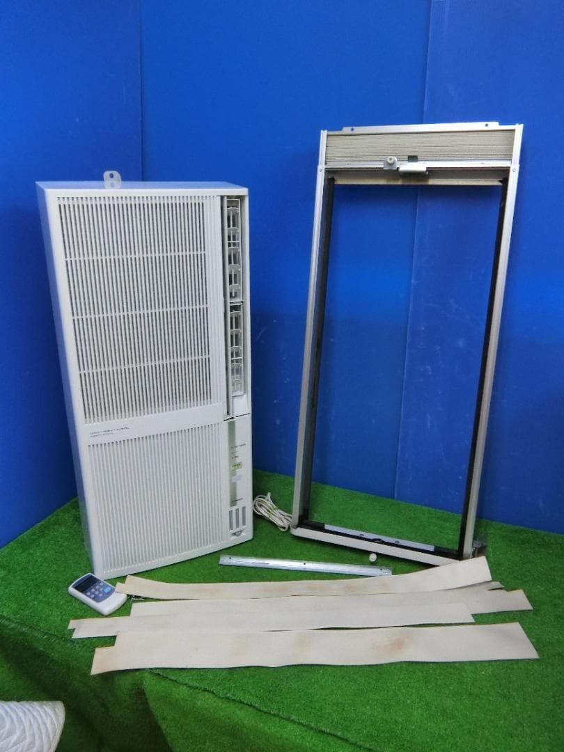 S581 コロナ ウィンドエアコン 冷暖兼用モデル CWH-A1821 動作品 送料無料 保証付 2510