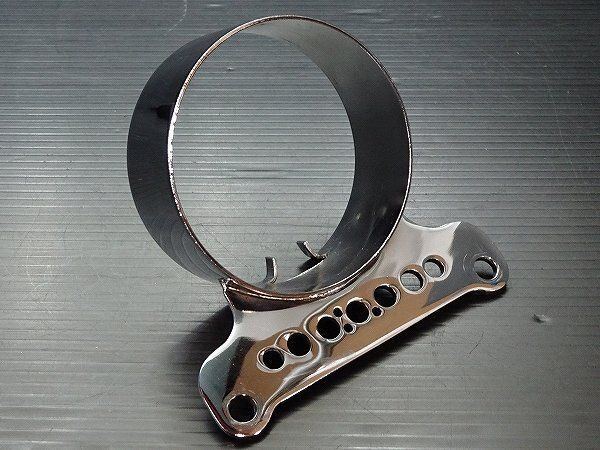 ハーレー スポーツスター XL883L-I 社外 メッキメーターステー E9947