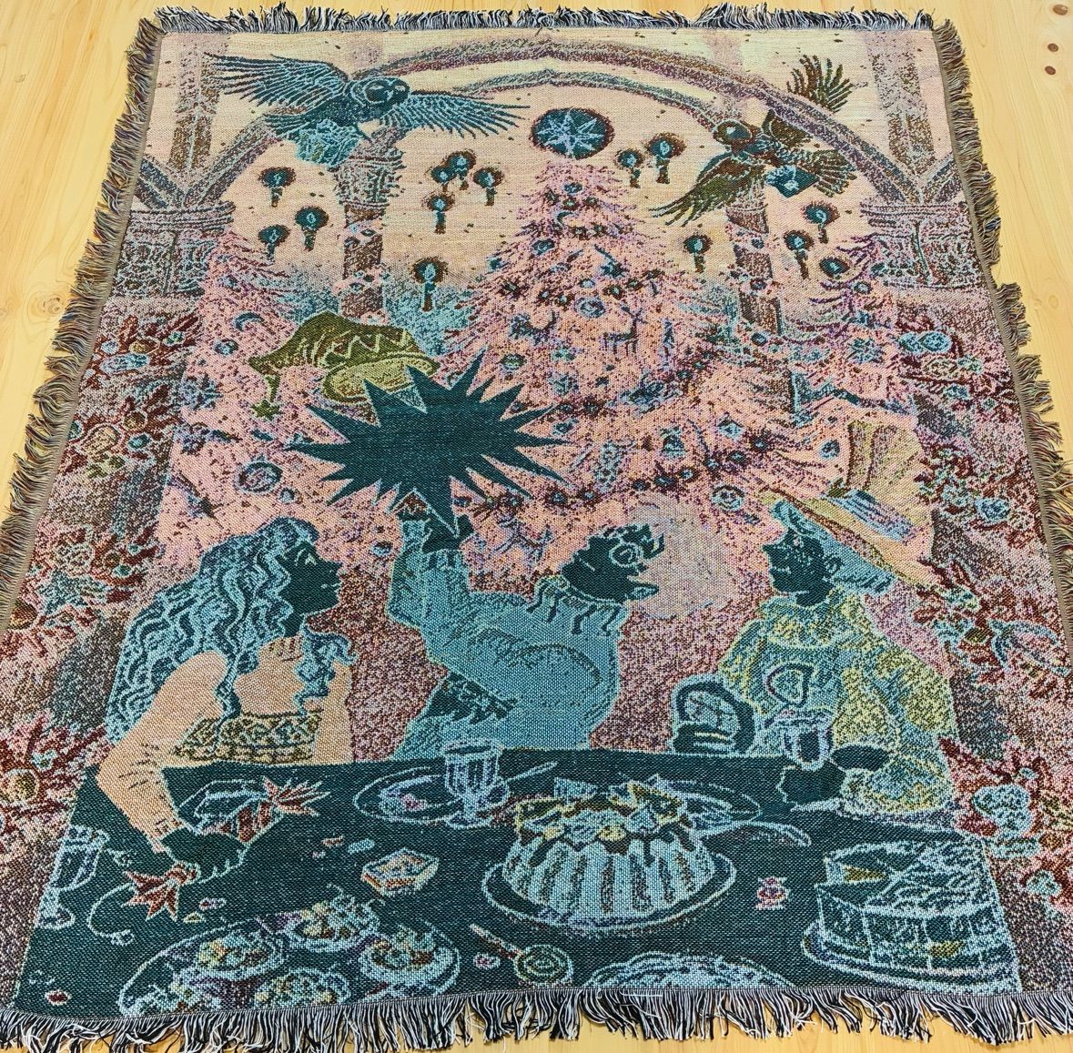 ハリーポッター ホグワーツ ラグ ソファ ベッド カバー 壁掛け ベット