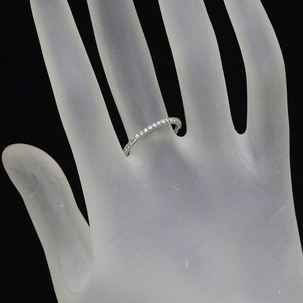 新品 Pt900 ダイヤモンド リング 0.41ct フルエタニティ - メルカリ 