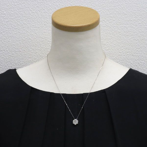 新品 Pt950/ Pt850 ダイヤモンド ペンダントネックレス 1.006ct I-J  