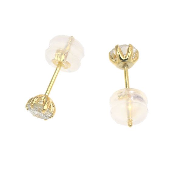 新品 K18YG ダイヤモンド ピアス 0.516ct H/J I1 Poor - メルカリ 