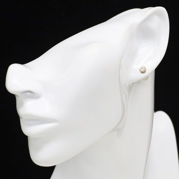 新品 K18YG ダイヤモンド ピアス 0.516ct H/J I1 Poor - メルカリ 