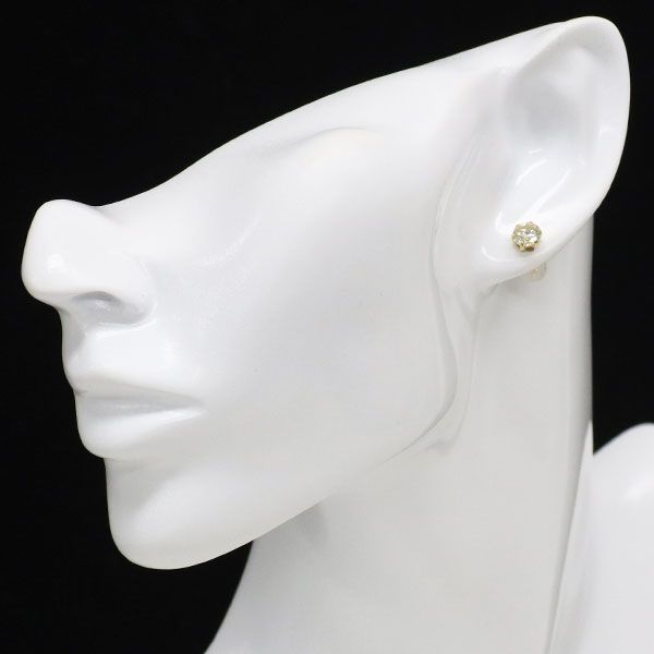 新品 K18YG ダイヤモンド ピアス 0.502ct I/J I1 Fair/Poor - メルカリ 