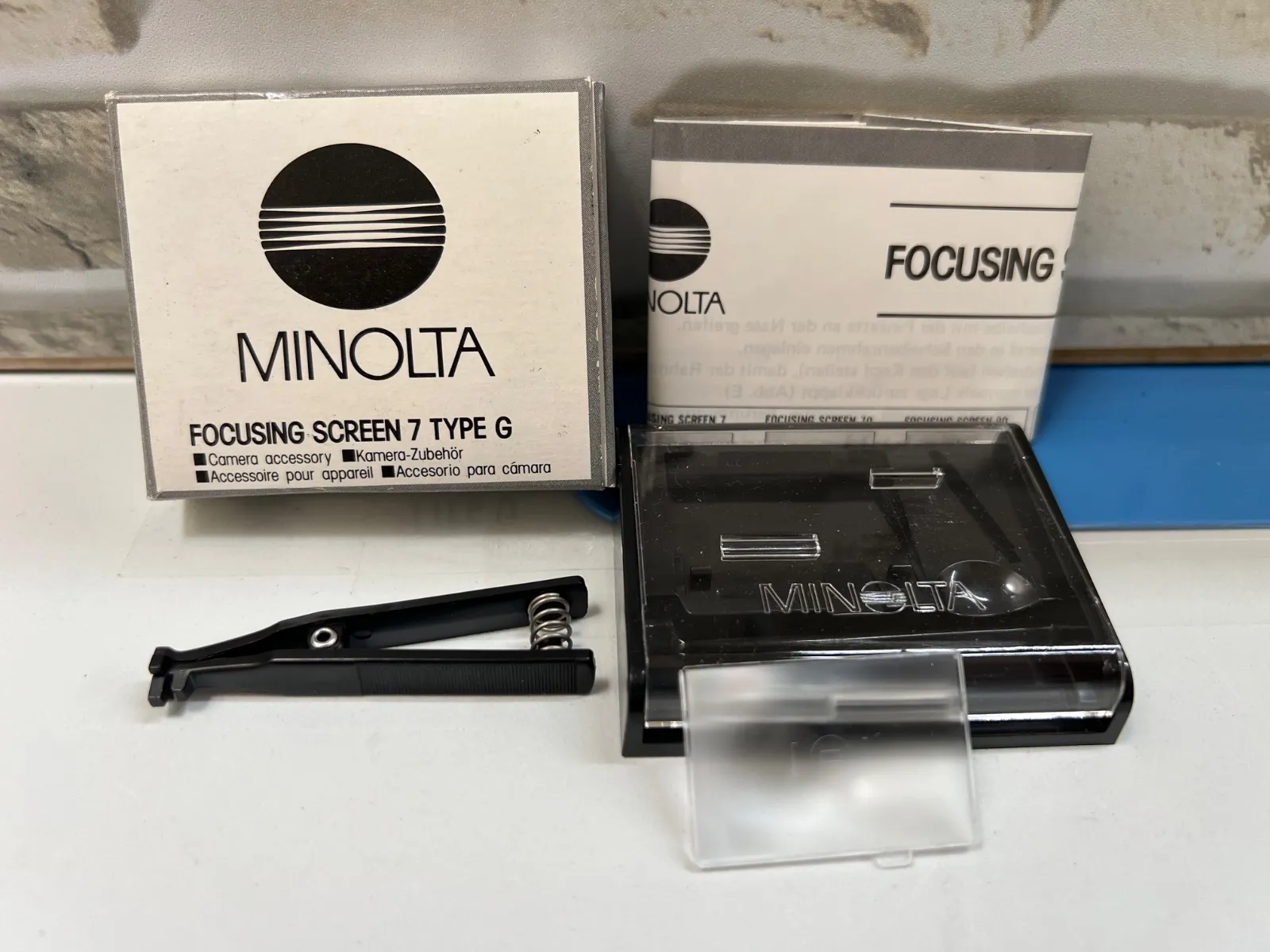 MINOLTA α-9 フォーカシングスクリーン TYPE ML 方眼 フィルムカメラ ミノルタ α9用方眼フォーカシングスクリーン TYPE ML