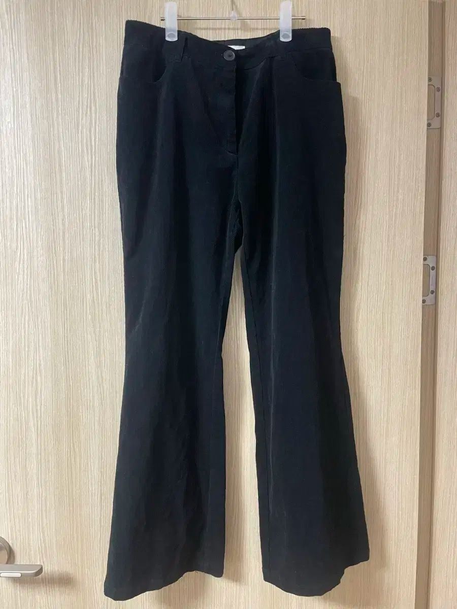 ブレンドブレンドンSEOUL コーデュロイ ブーツカット パンツ ブラック 3サイズ