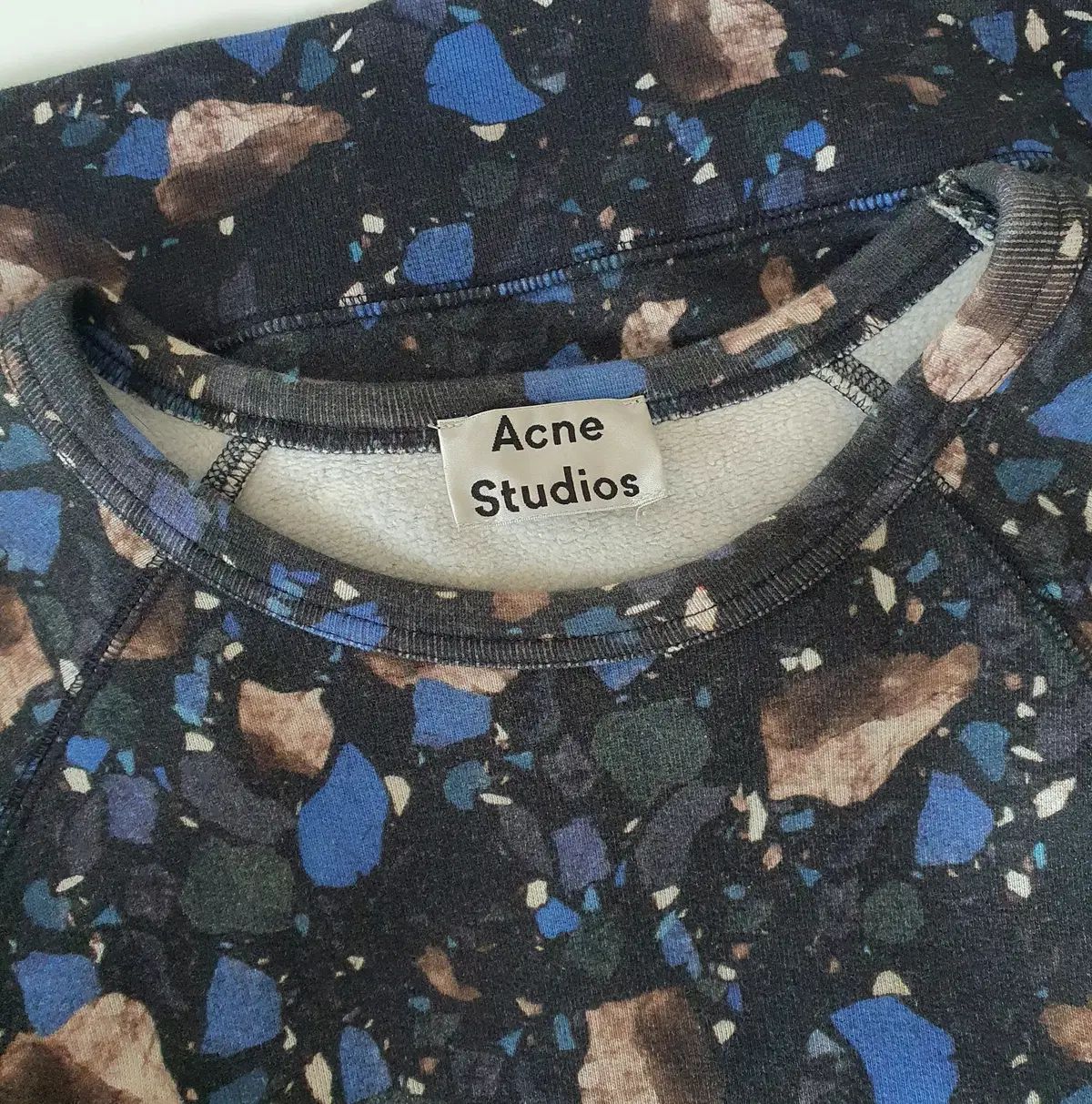 Acne Studios アクネストゥディオズ カレッジプリント 起毛 スウェット