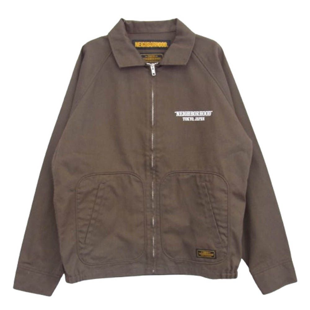 NEIGHBORHOOD ネイバーフッド 19AW 191SPNH-JKM01 DRIZZLER EC-JKT スイングトップ ジャケット ブラウン系 L【】
