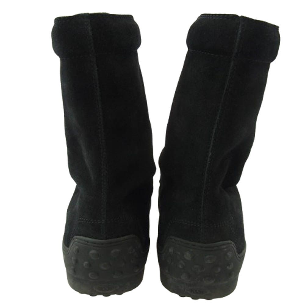 TOD’s ブラック スエードブーツ TOD'S トッズ スエード ブーツ ブラック系 26.5cm【中古】 - メルカリ