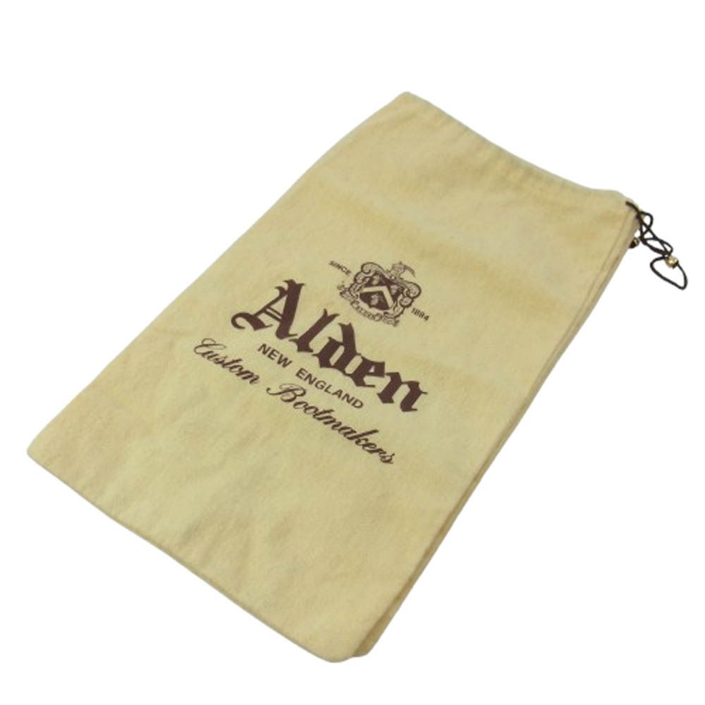 ALDEN オールデン 97670 BEAMS別注 ビームス別注 ロングウイングチップ スエード切替 レザー シューズ ブラック系 6