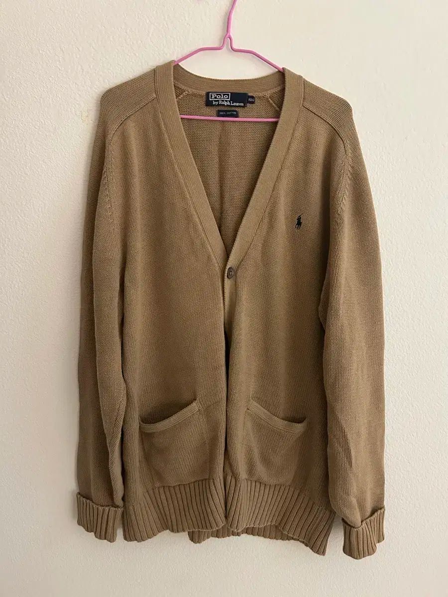 ポロラルフローレン ブラウン ニット カーディガン
