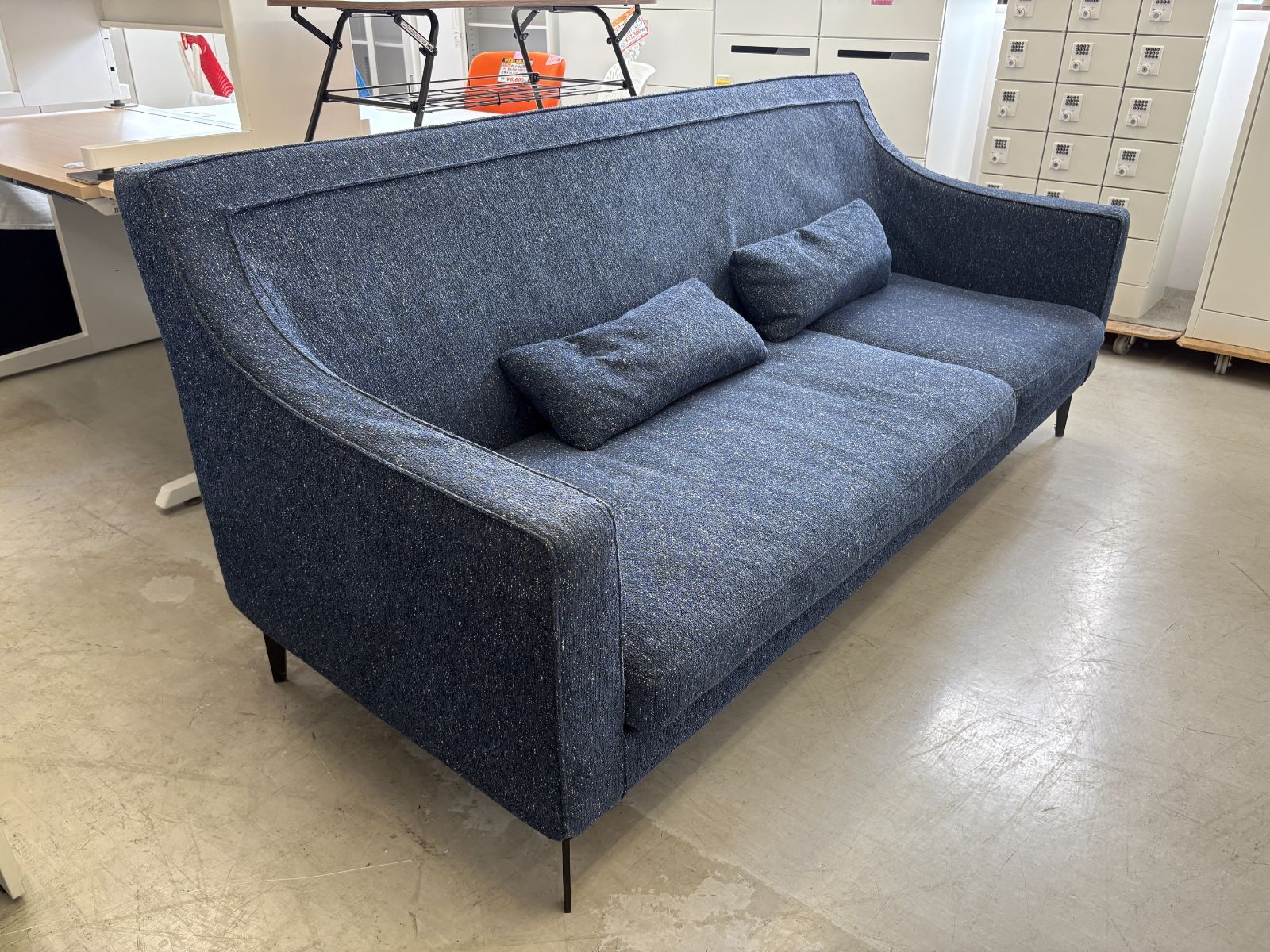 インディゴ 3人掛けソファ