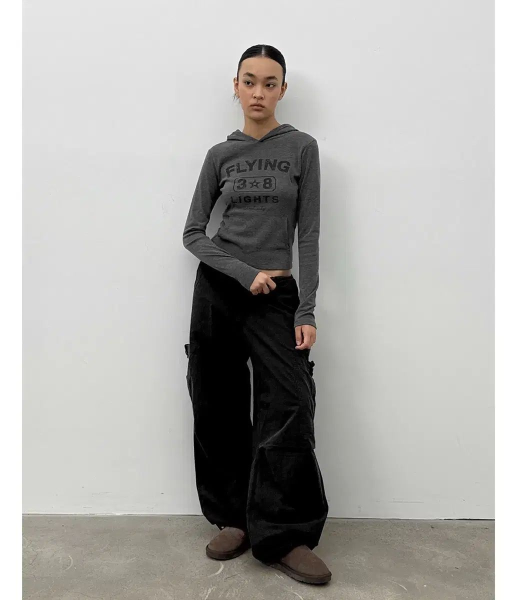 ブラックアップ トレト シャーリング カーゴパンツ ブラック