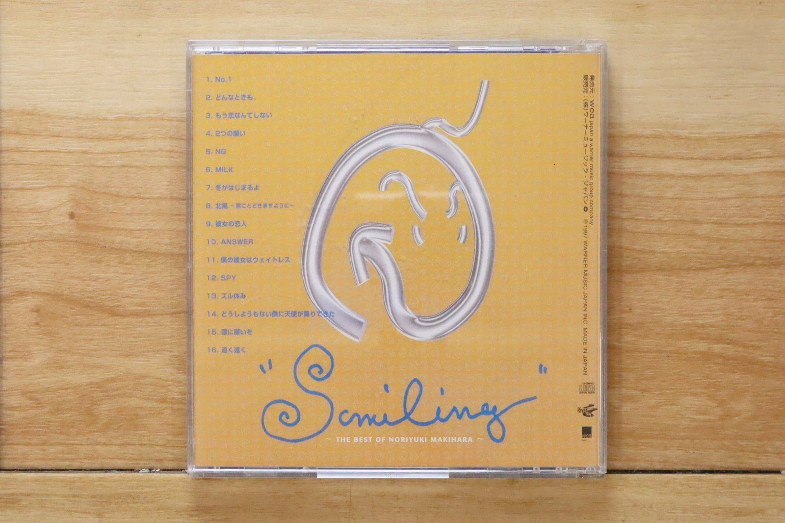 国内盤CD☆槇原敬之/Noriyuki Makihara□ SMILING～THE BEST OF