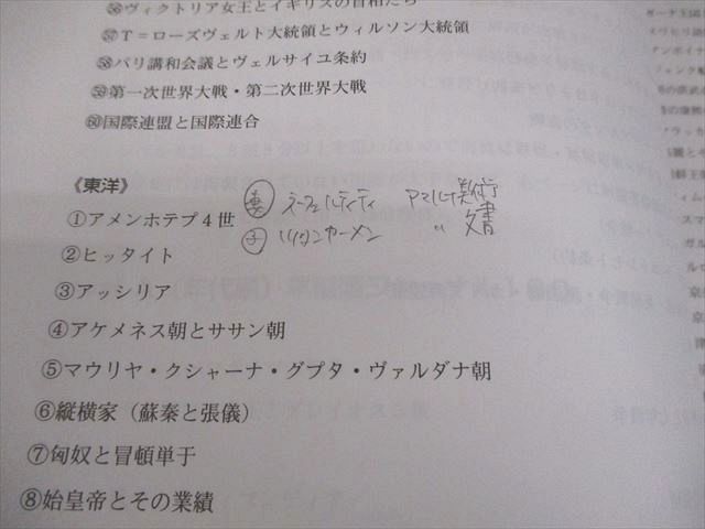代ゼミ 代々木ゼミナール 早稲田大学 早大世界史予想問題演習 早大世界