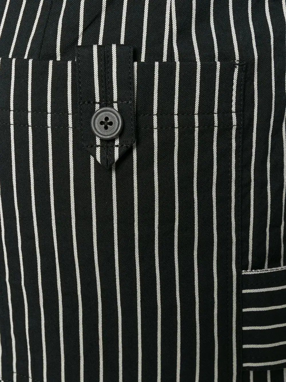 ランバン ストライプ ワイドパンツ